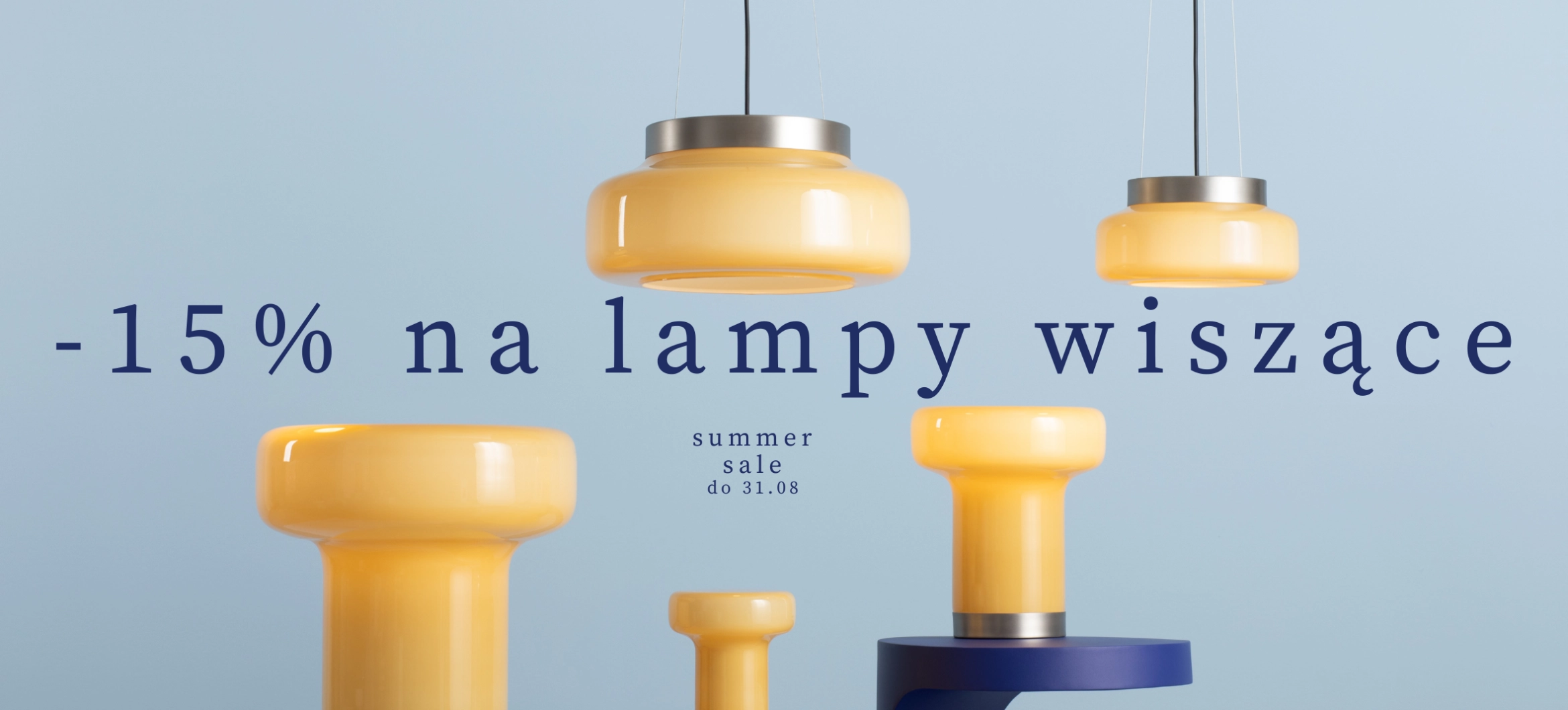 Baner promocyjny - lampy wiszące