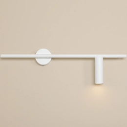 Minimalistic sconce TREVO 1 WALL  ALL WHITE (right)