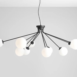 Pendelleuchte HOLM 10 BLACK